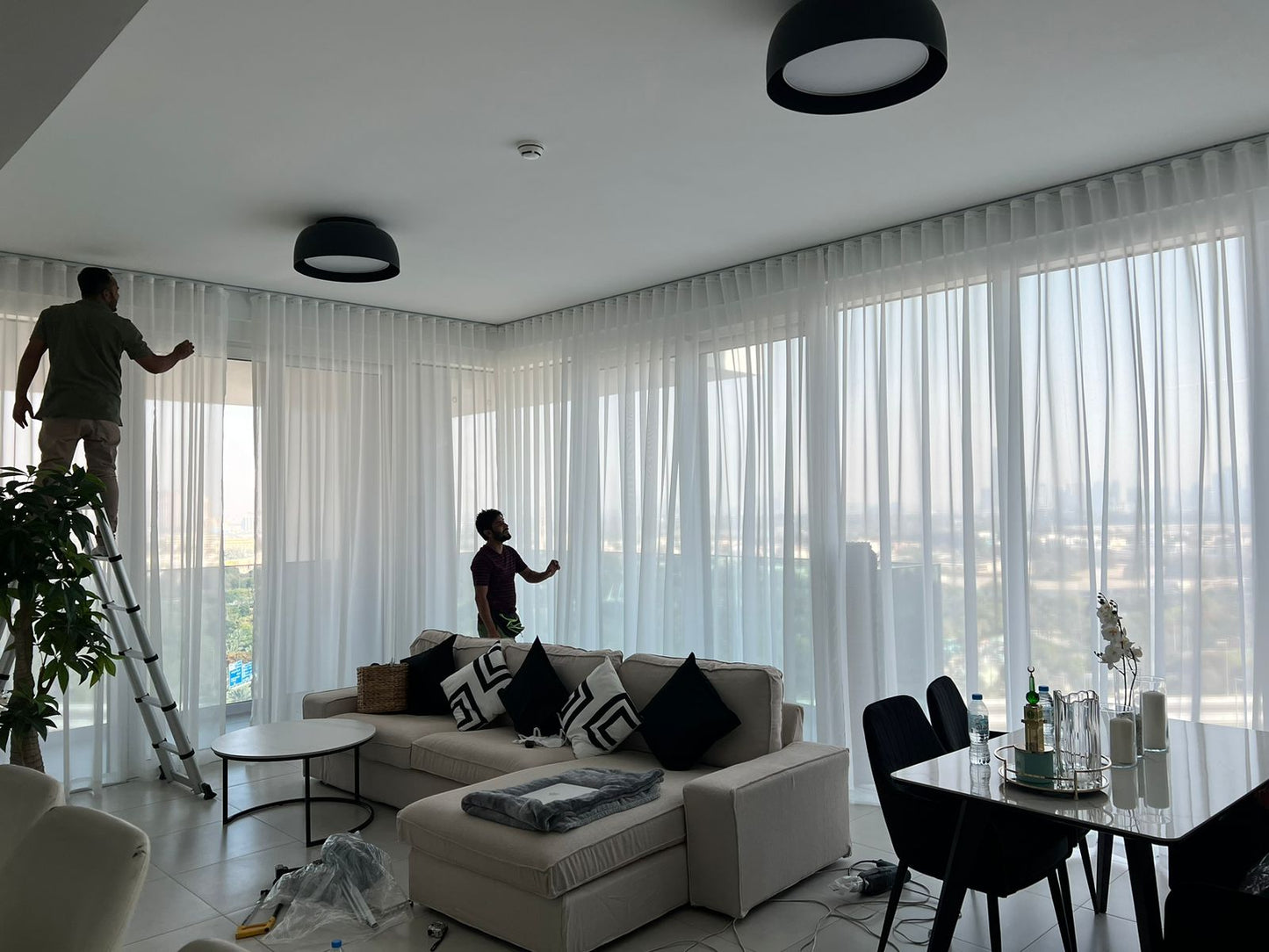 Transform Your Space with Custom Ripple Fold Wave Sheer Curtains