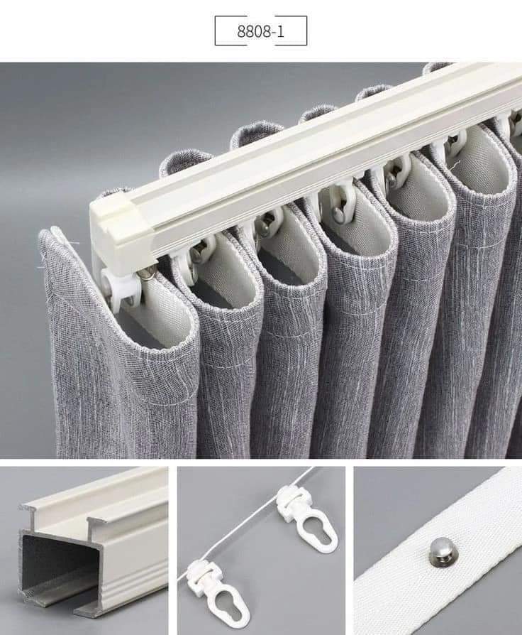 Ripple Fold Wave Design Blackout Curtains